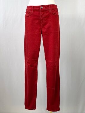 Joe's Jeans The Skinny Visionaire Size 32 Rouge Red Bright Cherry Skinny